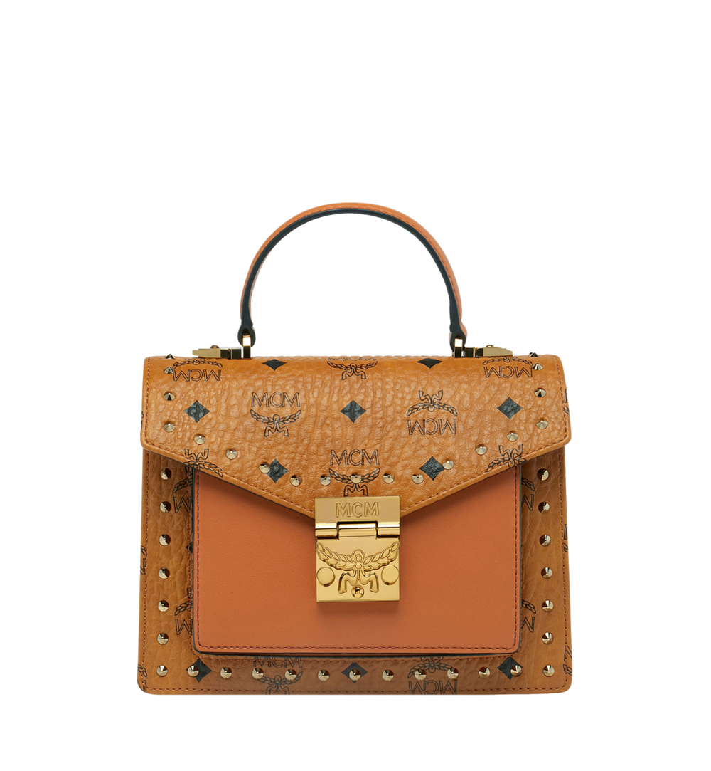 Tracy Satchel in Studded Outline Visetos 1